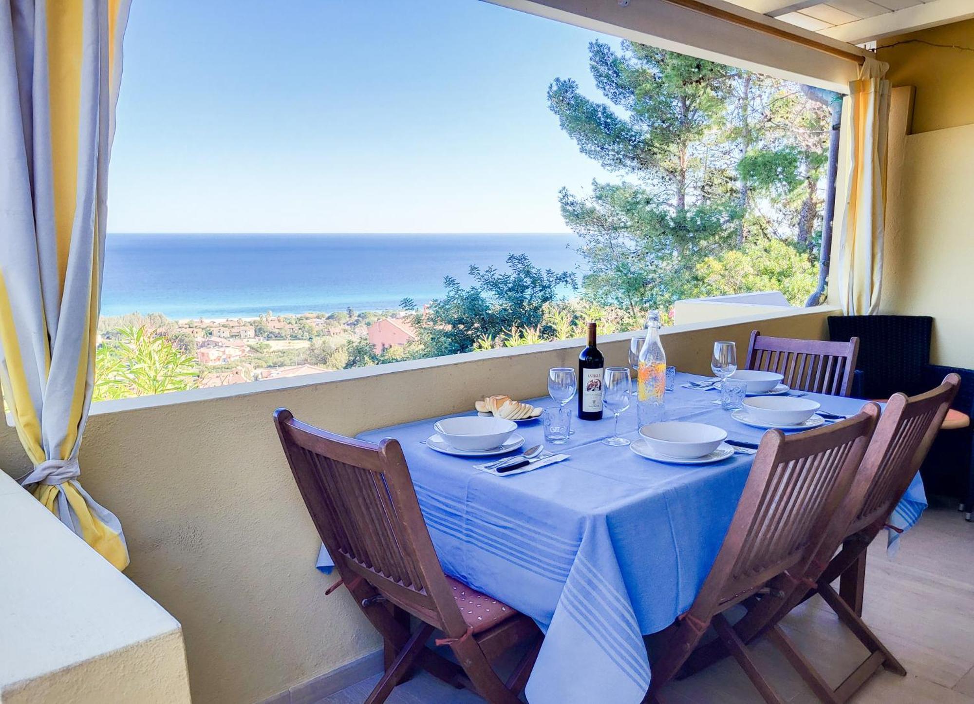 Mare E Sole - Vista Mare, Giardino Privato, Vicino Costa Rei